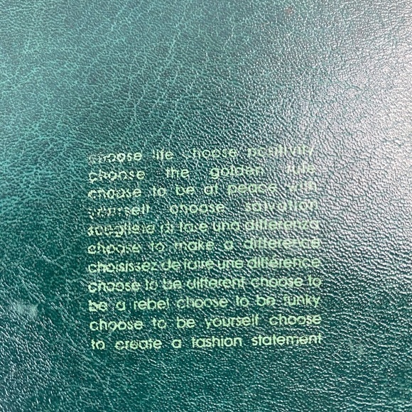 MATT & NAT Oversized Messenger Crossbody Shoulder bag Vegan Leather in Green - Picture 7 of 7